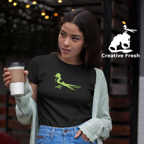 light green bird logo Short-Sleeve Unisex T-Shirt