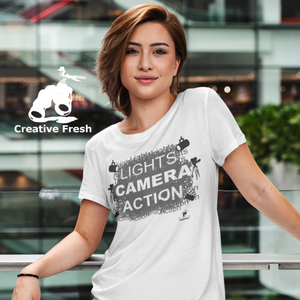 Lights Camera Action Short-Sleeve Unisex T-Shirt