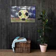 Load image into Gallery viewer, soccer ball Canvas