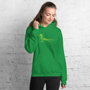 Light Green Bird logo Unisex Hoodie