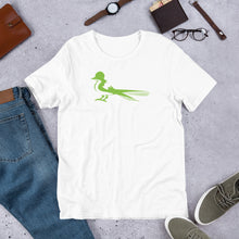 将图片加载到图库查看器，green logo Short-Sleeve Unisex T-Shirt