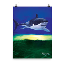 Load image into Gallery viewer, shark in grass Poster