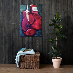 red boxing gloves Canvas