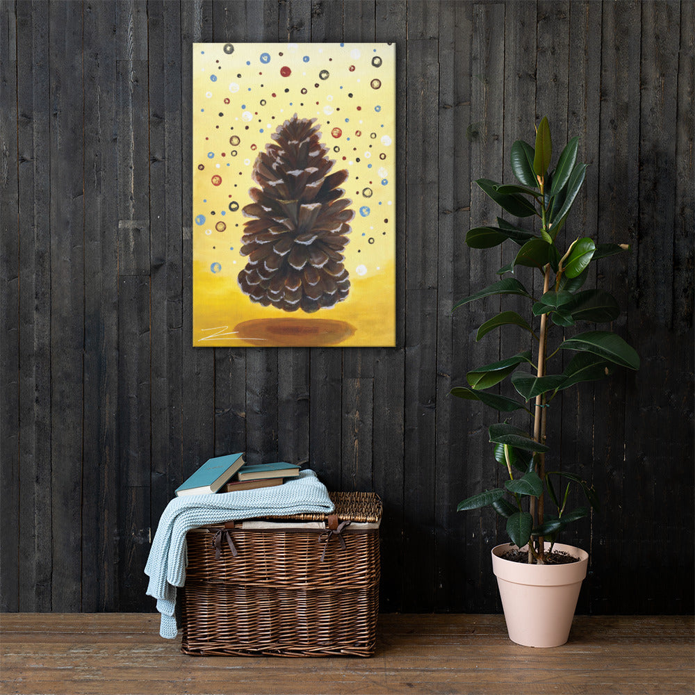 pine cone Canvas