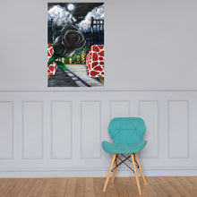 Load image into Gallery viewer, rose in the city Poster