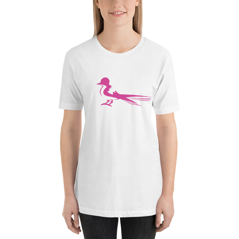 Pink Bird logo Short-Sleeve Unisex T-Shirt
