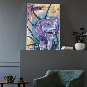 purple flower Canvas