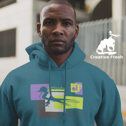 the freshest on the block men's Hoodie