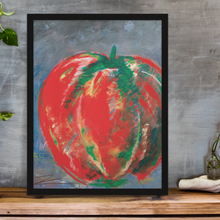 将图片加载到图库查看器，Abstract tomato Canvas